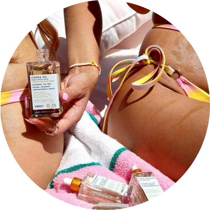Cooka Oil For Pubic Hair & Skin