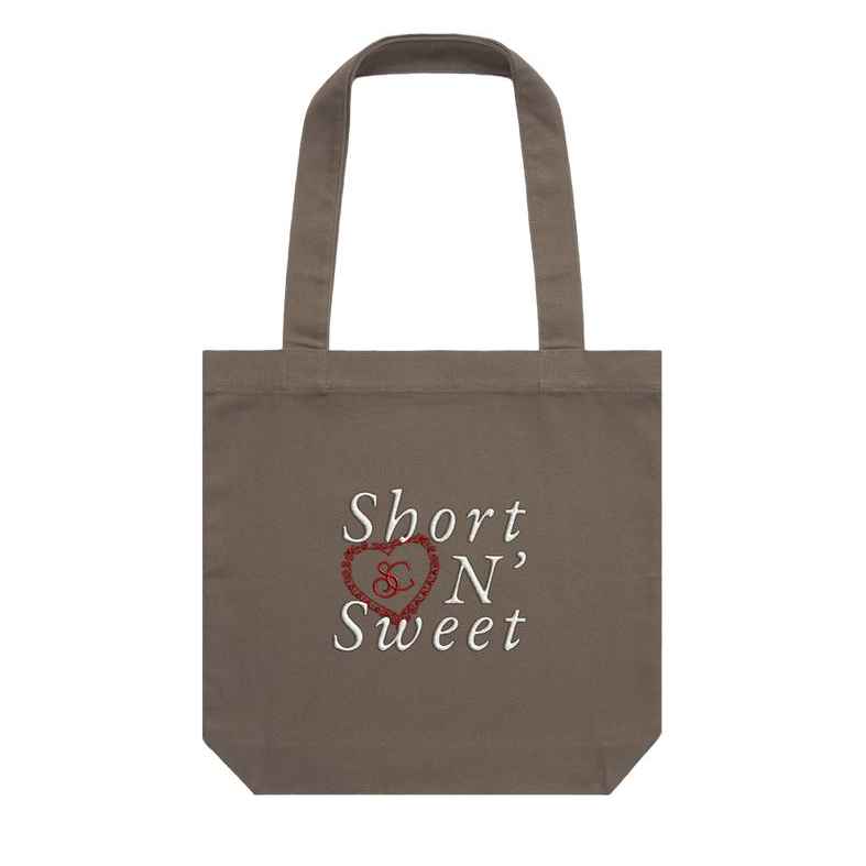 Short n' Sweet Brown Tote Bag
