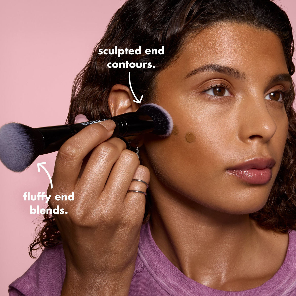 Liquid Bronzer & Contour Duo Brush NudeFace Chile