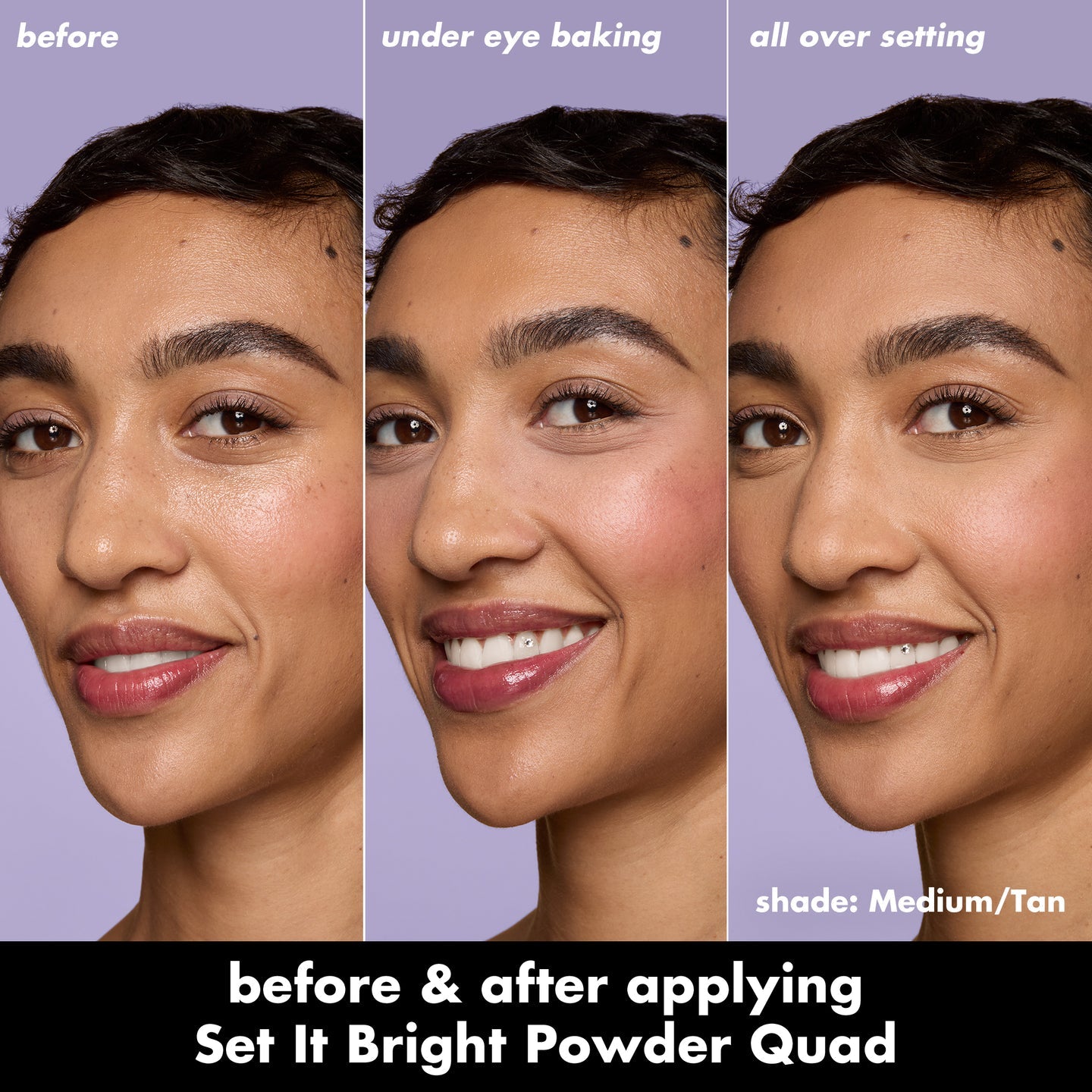 Set It Bright Powder Quad NudeFace Chile
