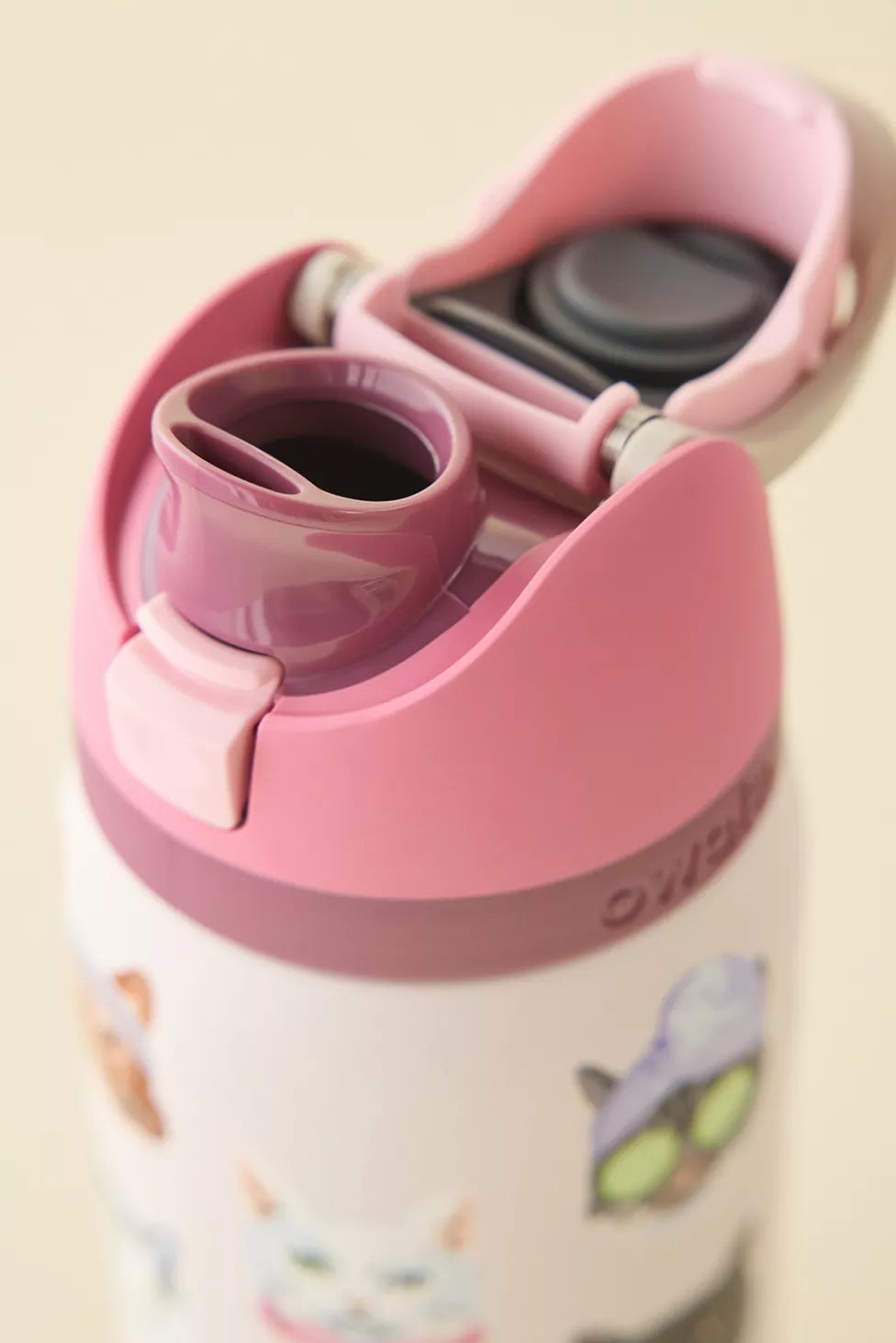Owala UO Exclusive Cat Collage FreeSip 32 oz Water Bottle NudeFace Chile