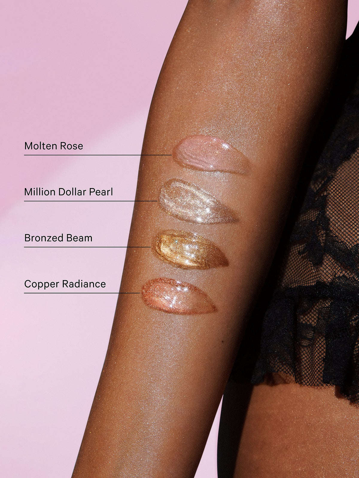 Bombshell Shine Diamond Glaze Dewy Body Luminizer NudeFace Chile