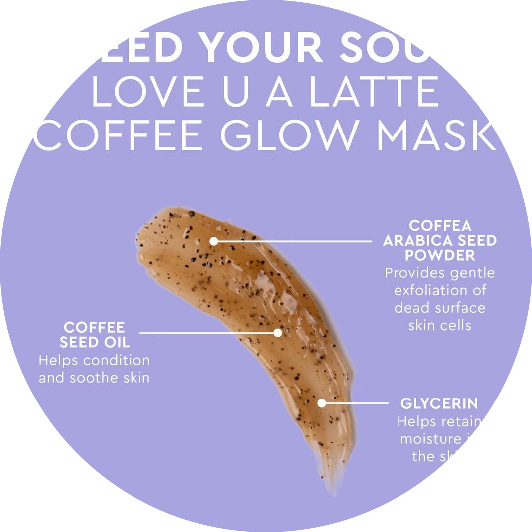 Feed Your Soul Love U A Latte Coffee Glow Mask