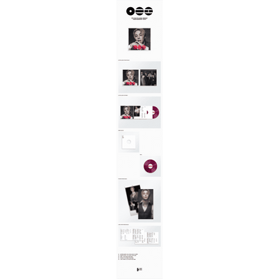 BTS ARIRANG Jimin Burgundy Vinilo | NudeFace Chile