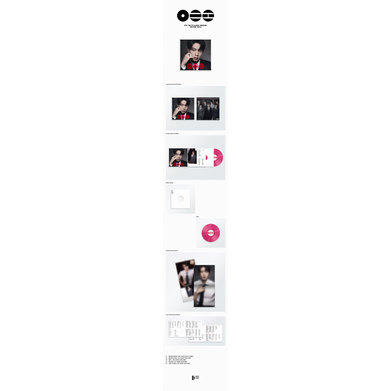BTS ARIRANG Jin Pink Vinilo Rosa | NudeFace Chile