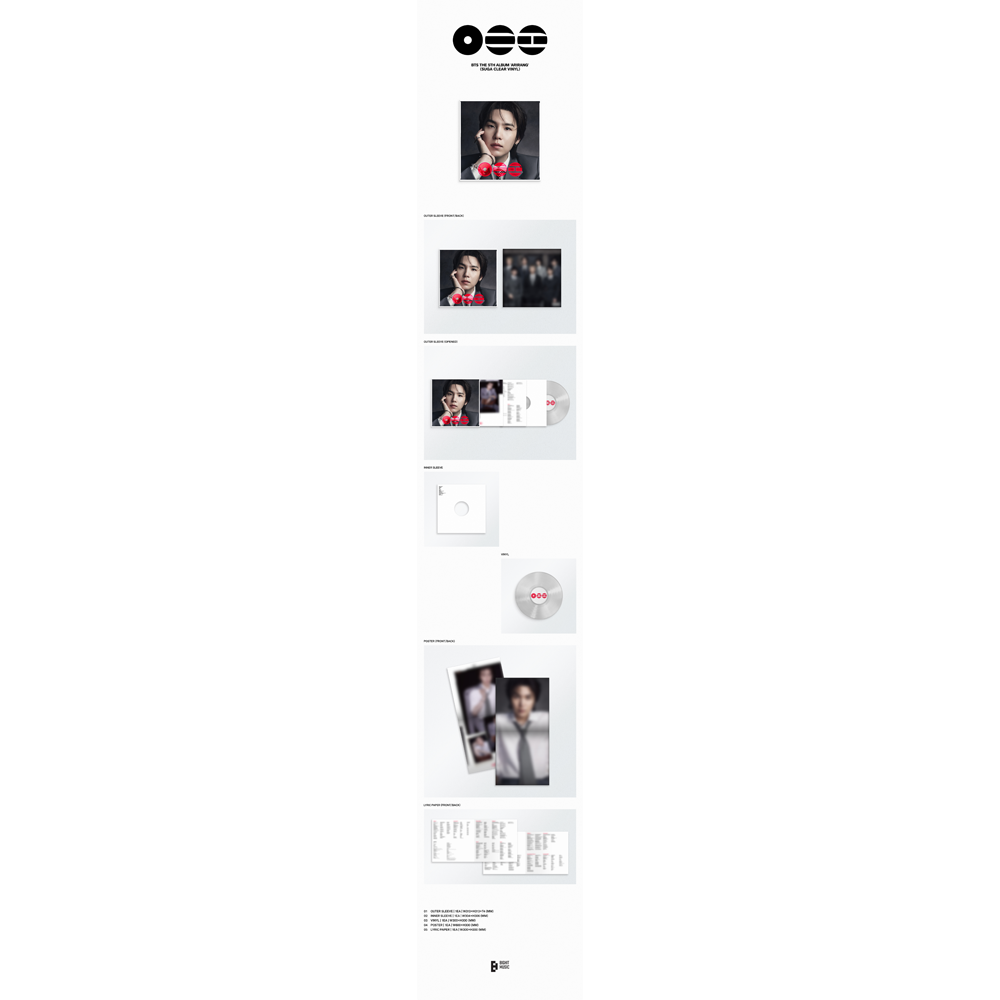 BTS The 5th Album 'ARIRANG' (SUGA Clear Vinyl)