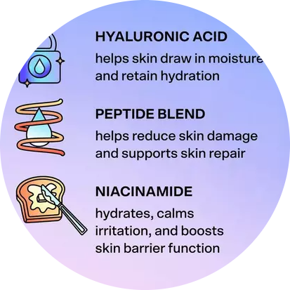 Water Slide Hydration Boosting Serum Hyaluronic Acid + Peptides - NudeFace Chile