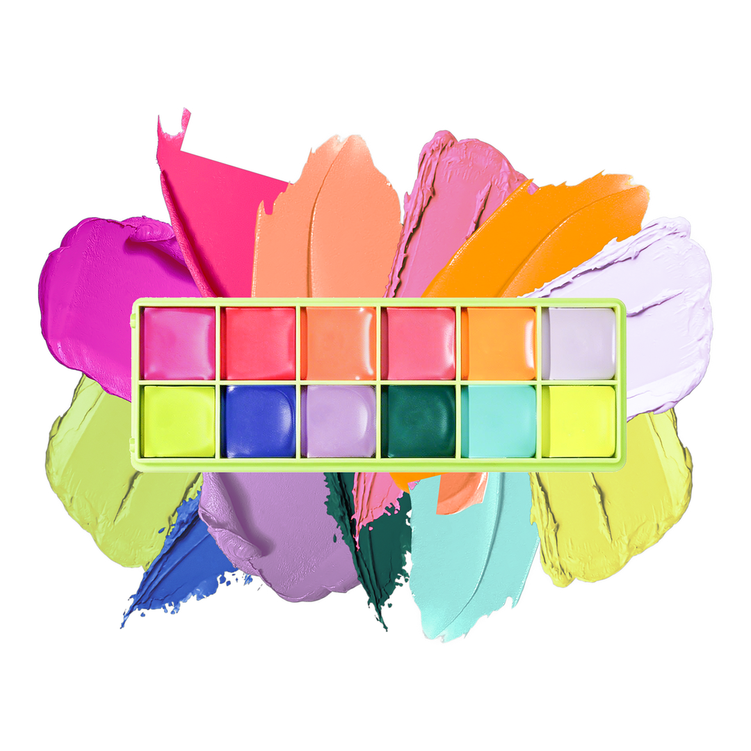 Colour Case Cosmetic Paint Palette NudeFace Chile