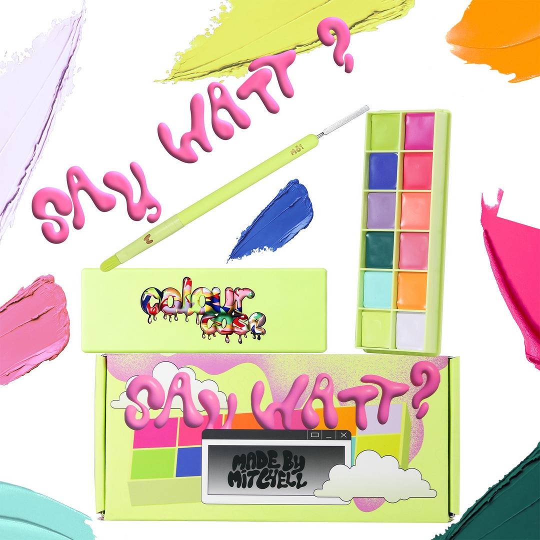 Colour Case Cosmetic Paint Palette NudeFace Chile