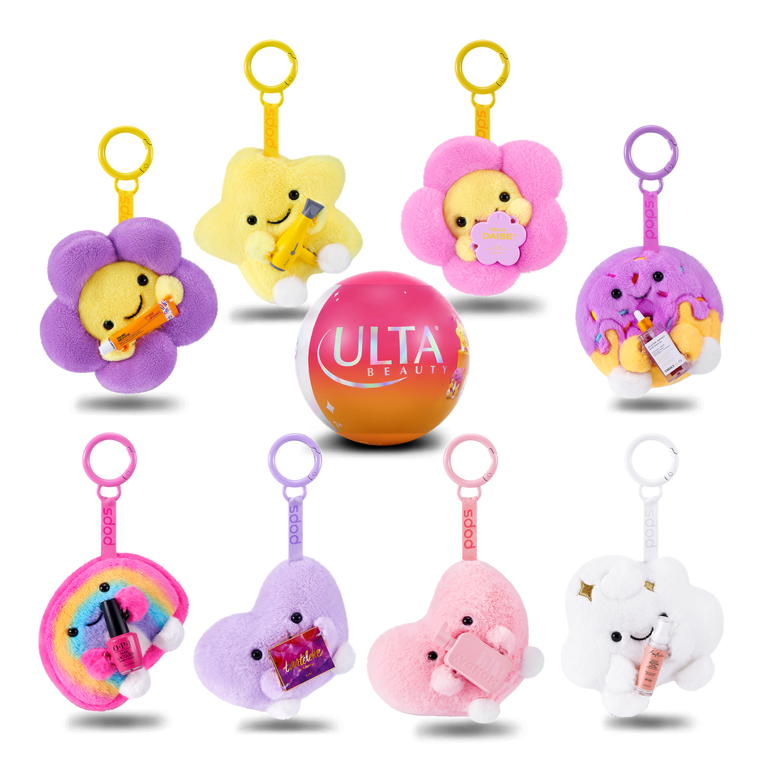 Ulta Beauty x Mini Brands Pops Plush Keychains