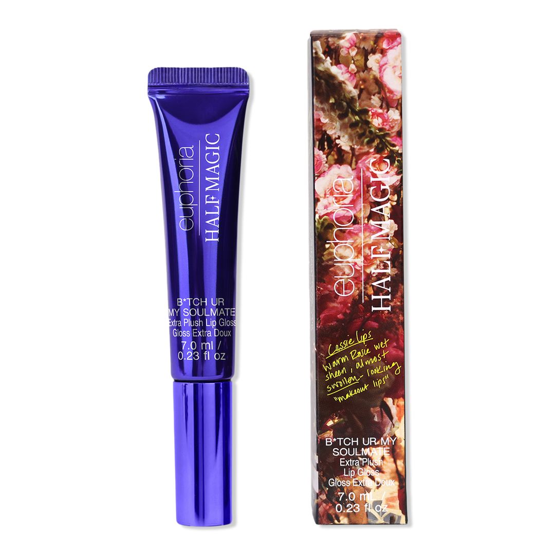EUPHORIA X HALF MAGIC B*tch Ur My Soulmate Extra Plush Lip Gloss NudeFace Chile