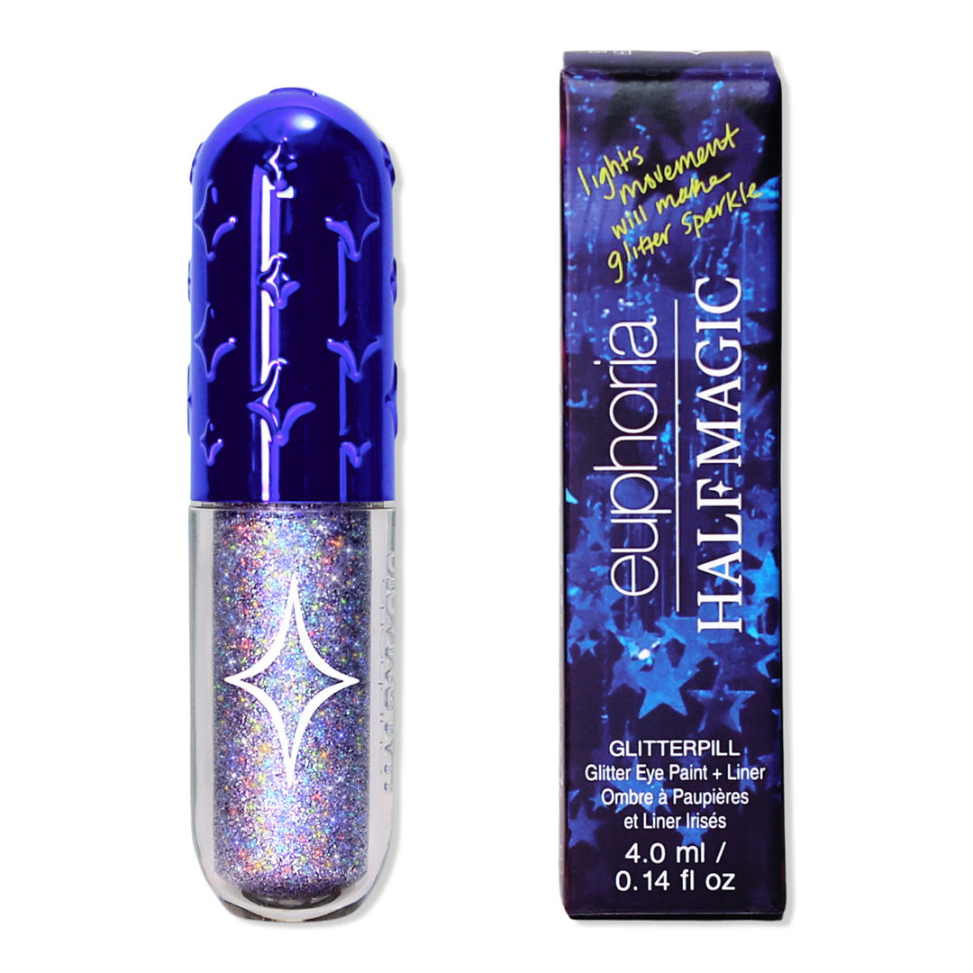 EUPHORIA X HALF MAGIC Glitterpill Glitter Eye Paint + Liner NudeFace Chile
