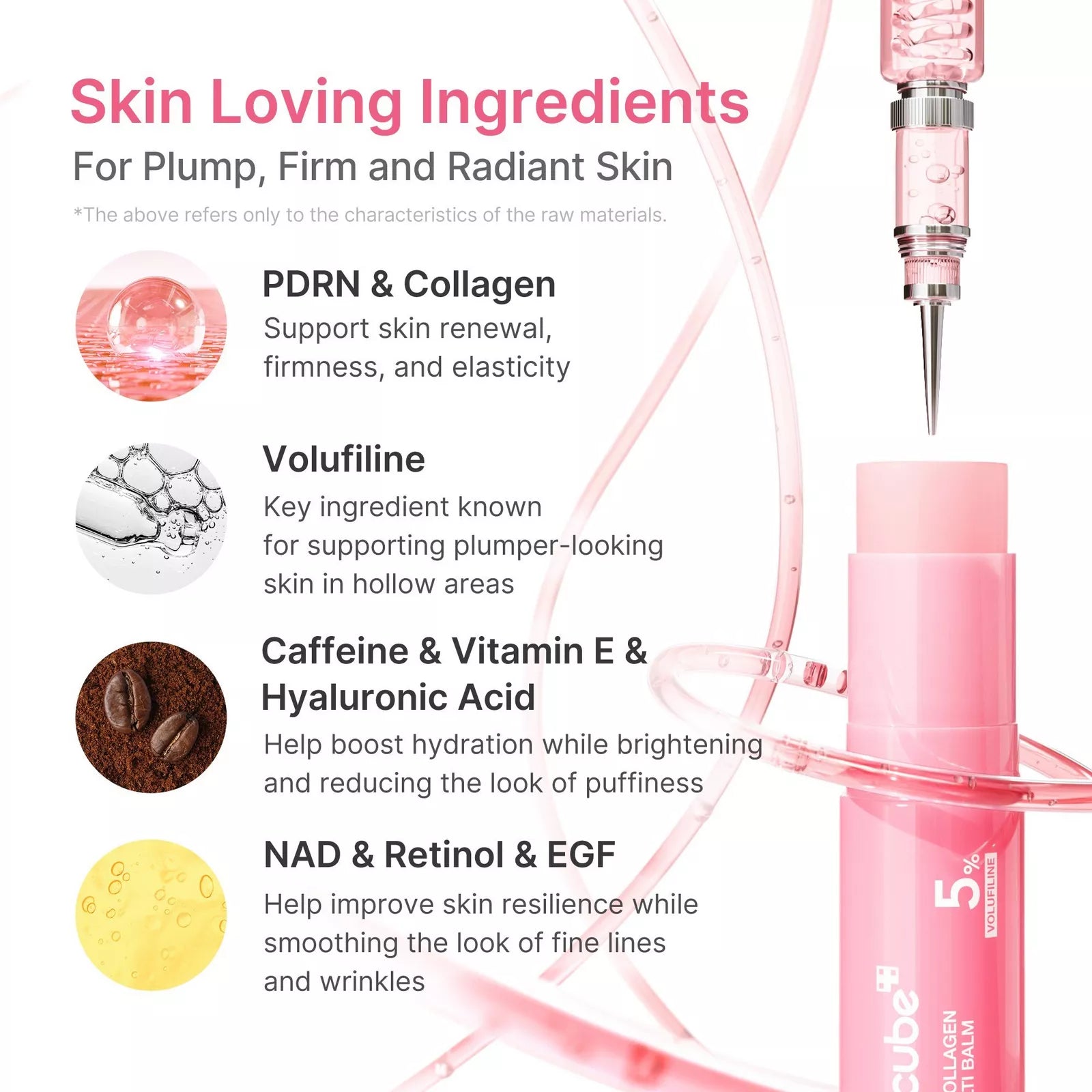 PDRN Pink Collagen Volume Multi Balm NudeFace Chile
