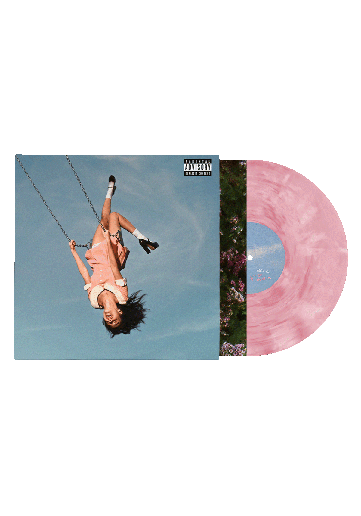 you seem pretty sad for a girl so in love - exclusive 'feminine intuition' lenticular cover pink vinyl NudeFace Chile