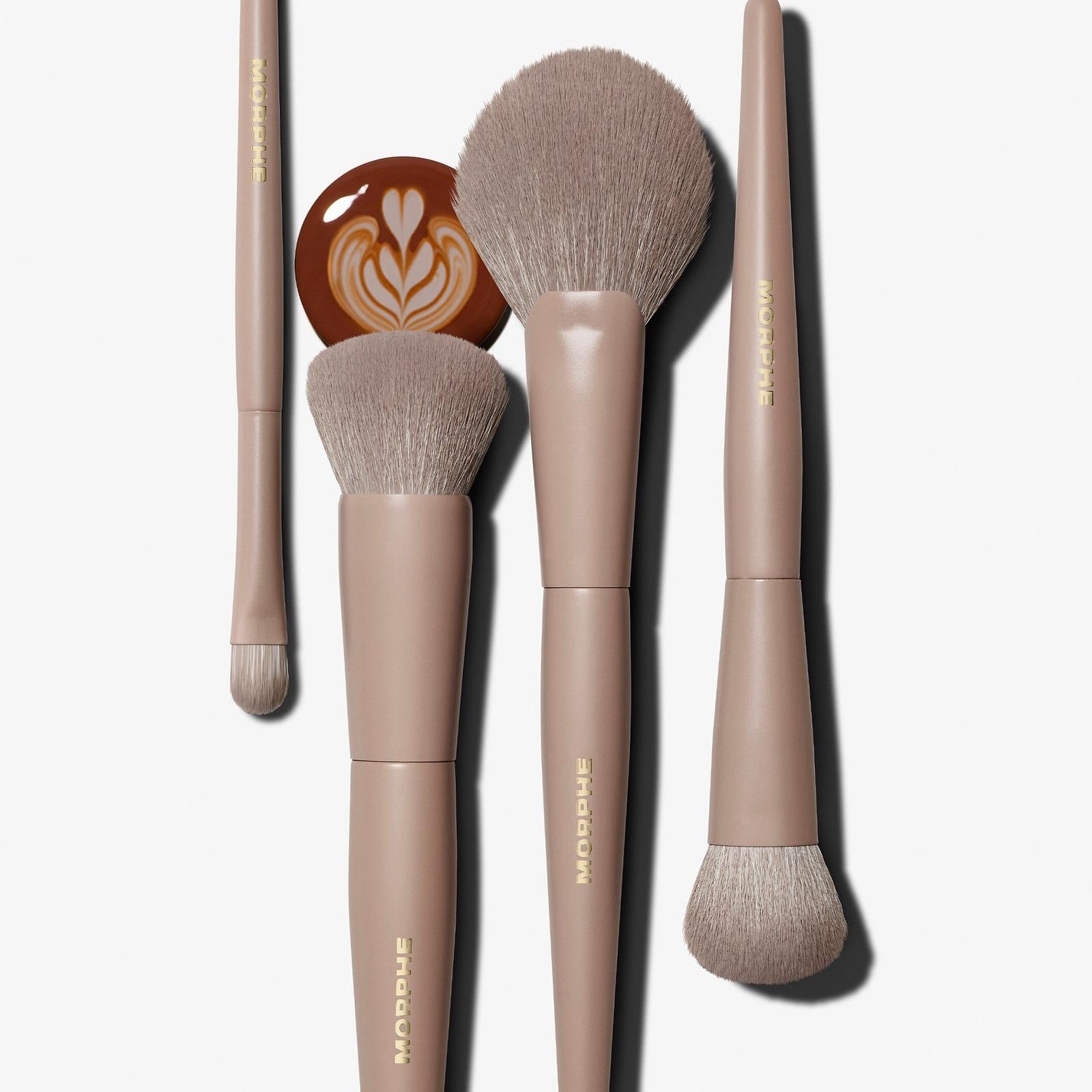 Iced Mocha 4-Piece Face Brush Set NudeFace Chile