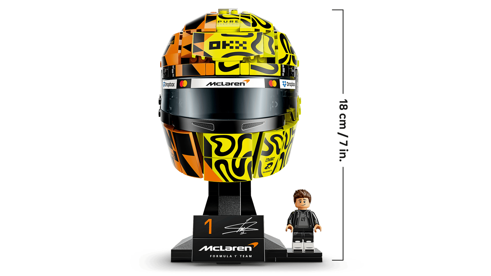McLaren Mastercard F1® Team Lando Norris Helmet NudeFace Chile
