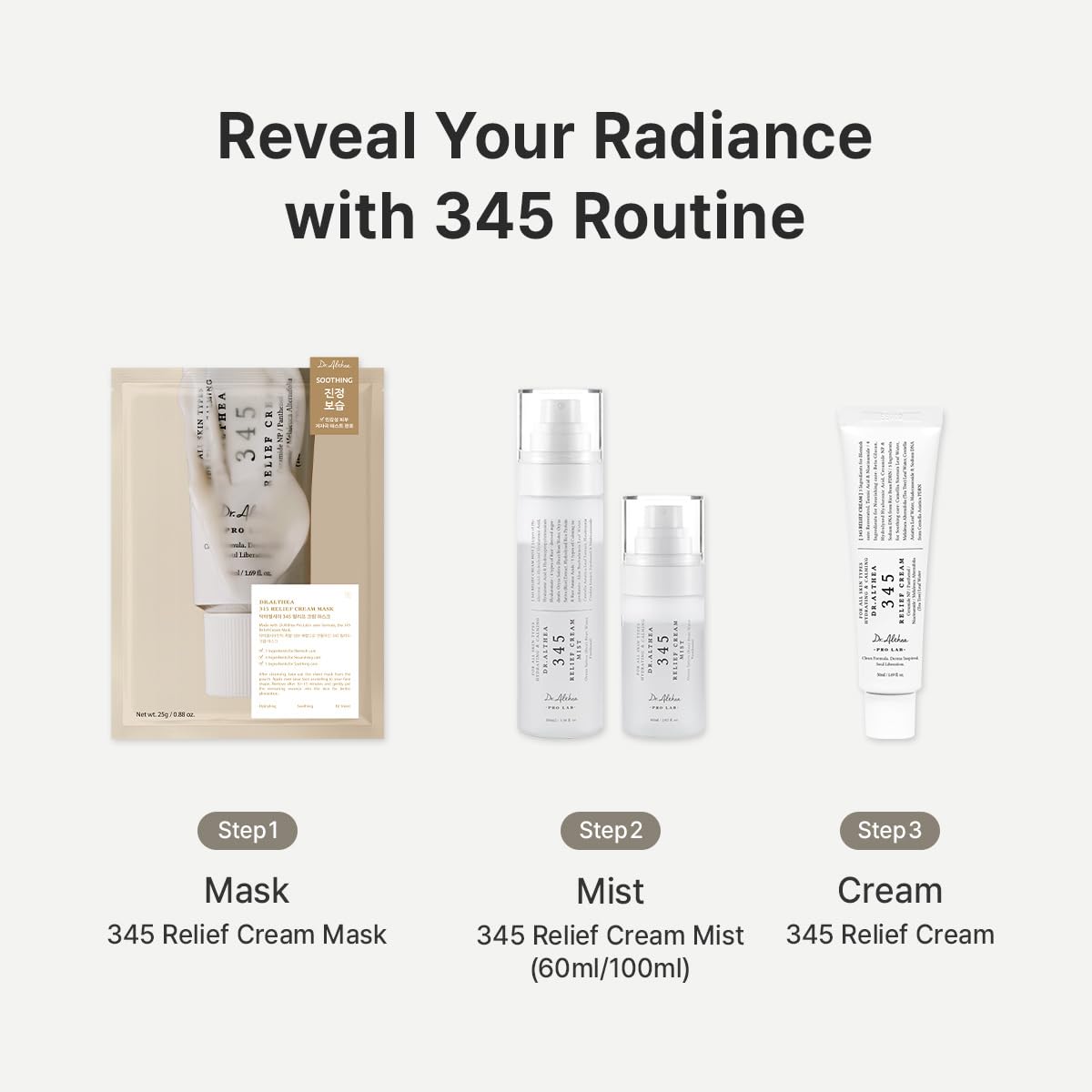 Dr.Althea 345 Relief Cream & Mist Duo