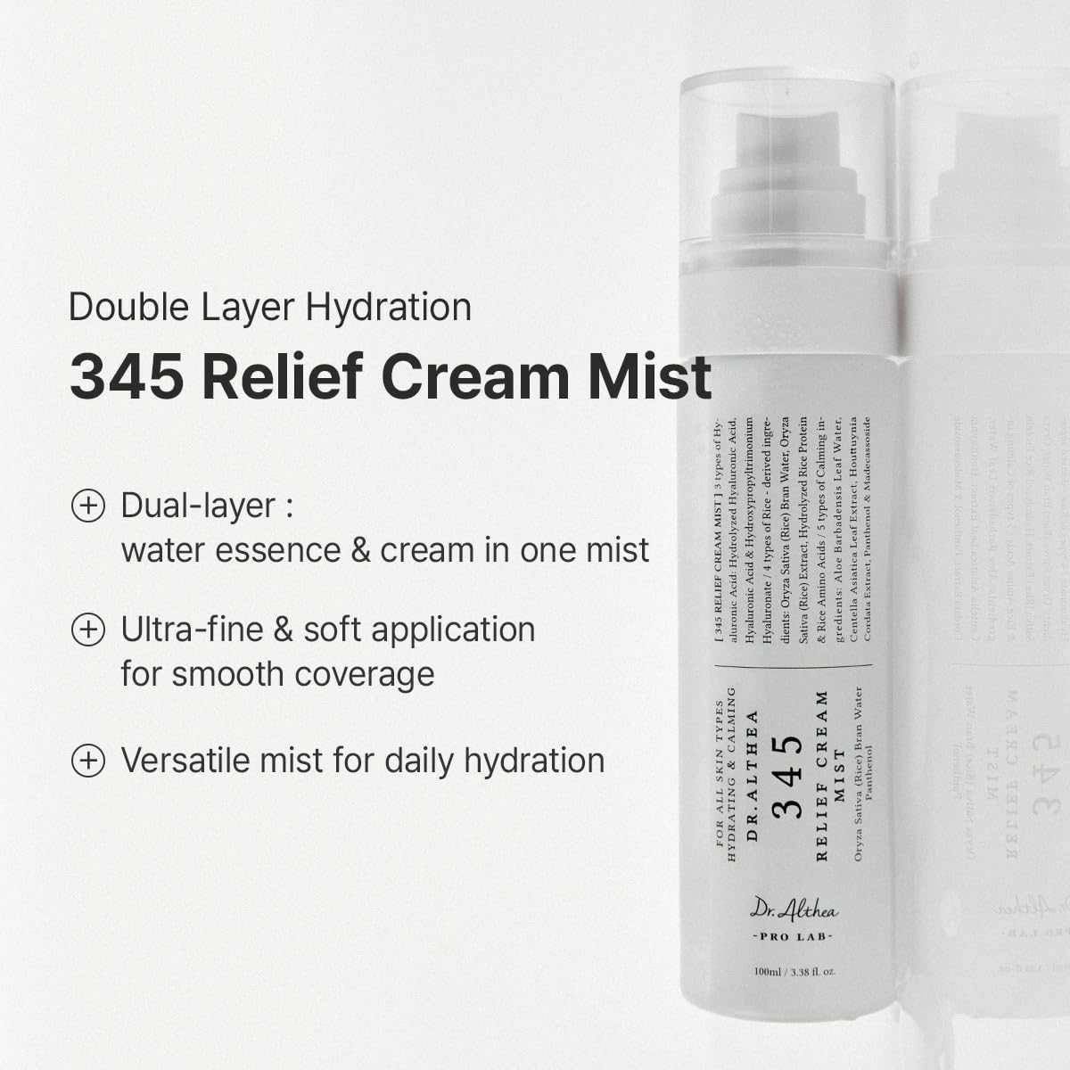 Dr.Althea 345 Relief Cream & Mist Duo