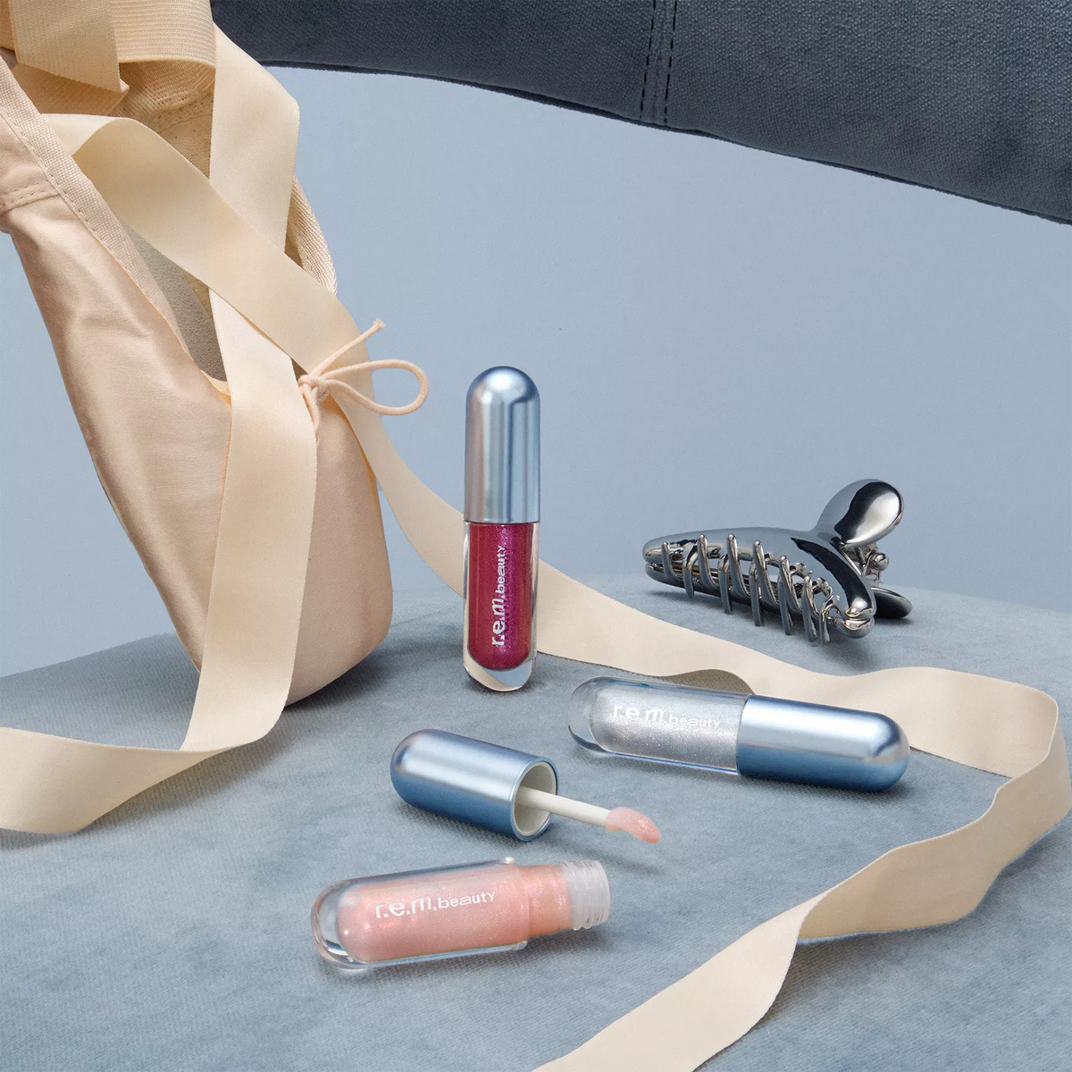 The Gloss Barre Mini Glossy Balm Set NudeFace Chile