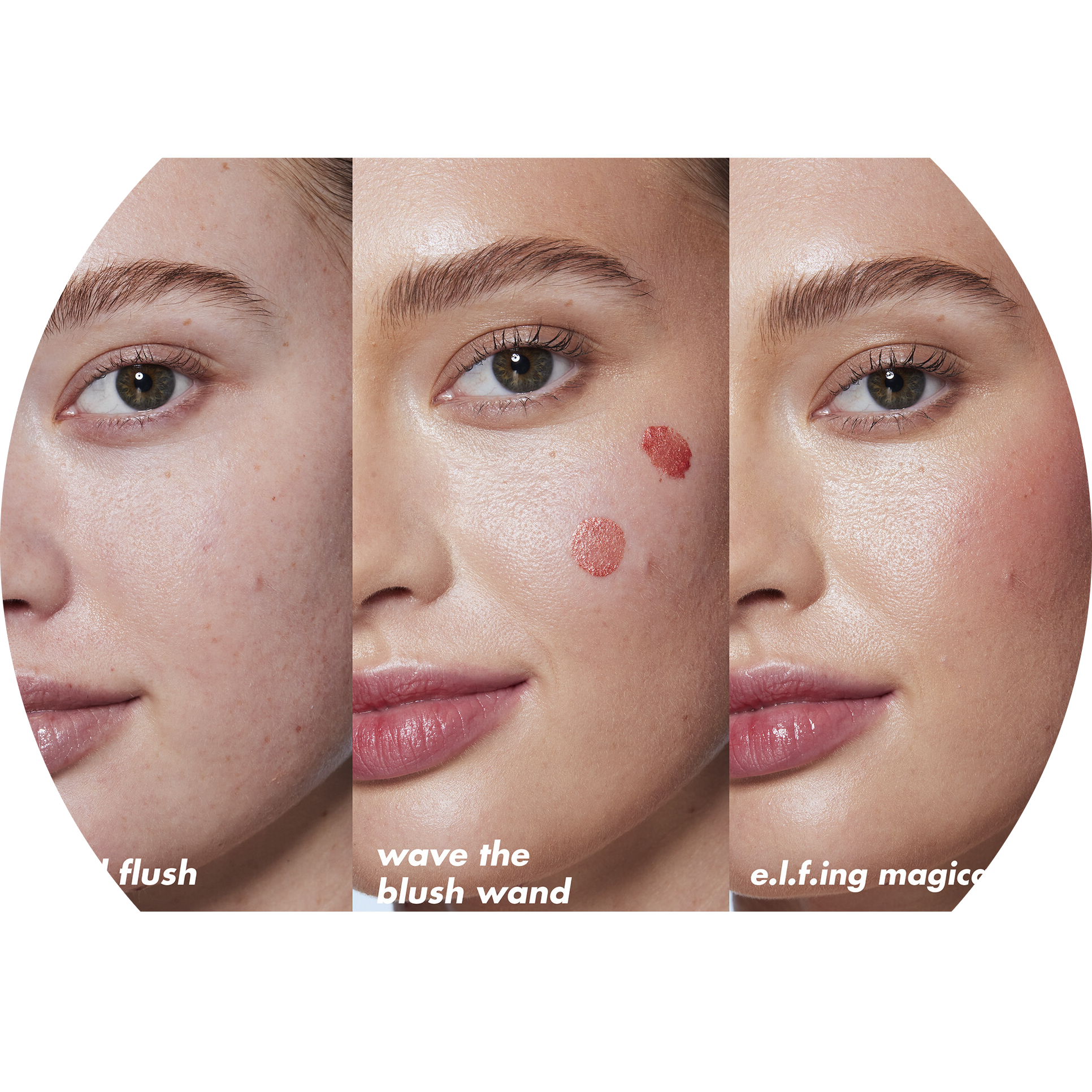 Halo Glow Blush Beauty Wand NudeFace Chile