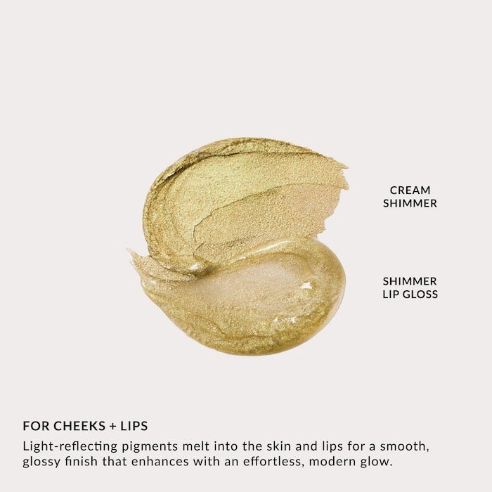 Shimmer Lip Gloss & Cream Highlighter Duo Gift Set NudeFace Chile