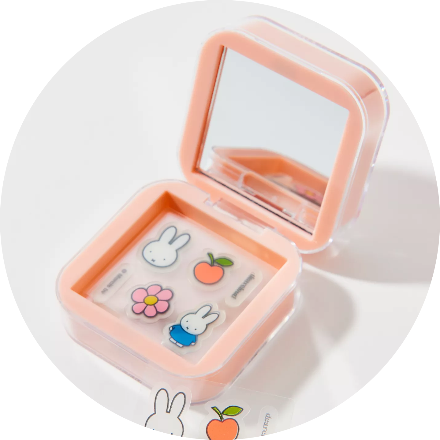 dearcloud X Miffy Hydrocolloid Pimple Patch & Compact Case Set