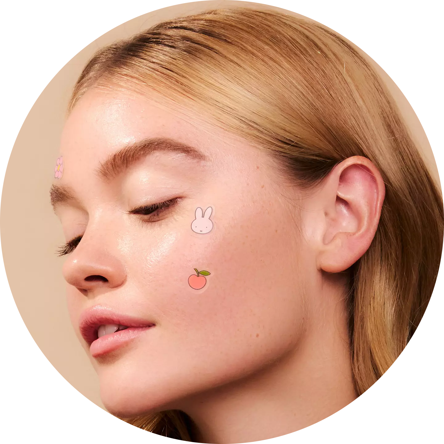 dearcloud X Miffy Hydrocolloid Pimple Patch & Compact Case Set