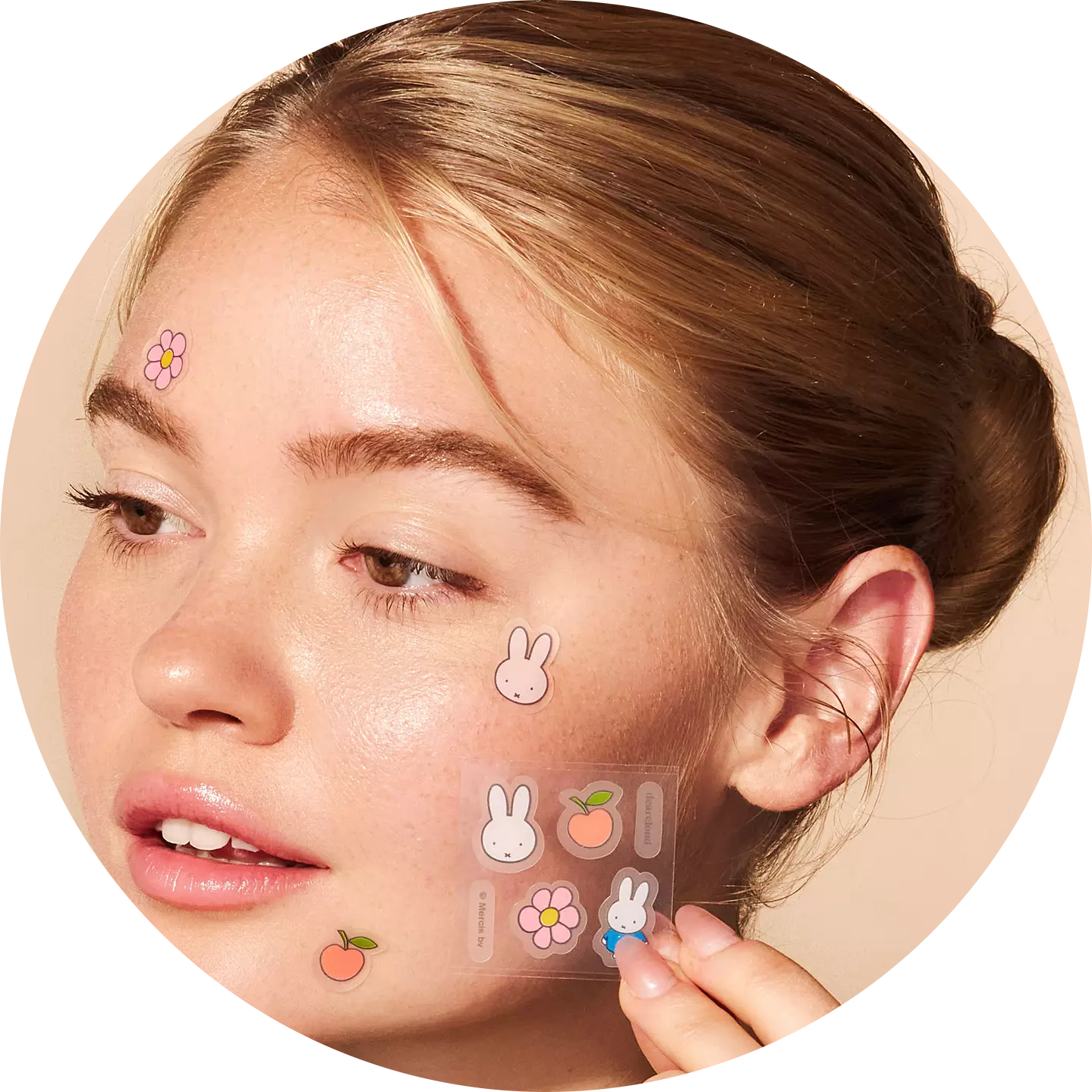 dearcloud X Miffy Hydrocolloid Pimple Patch & Compact Case Set