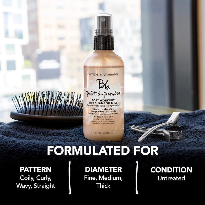 Prêt-à-powder Post Workout Non-Aerosol Dry Shampoo Mist