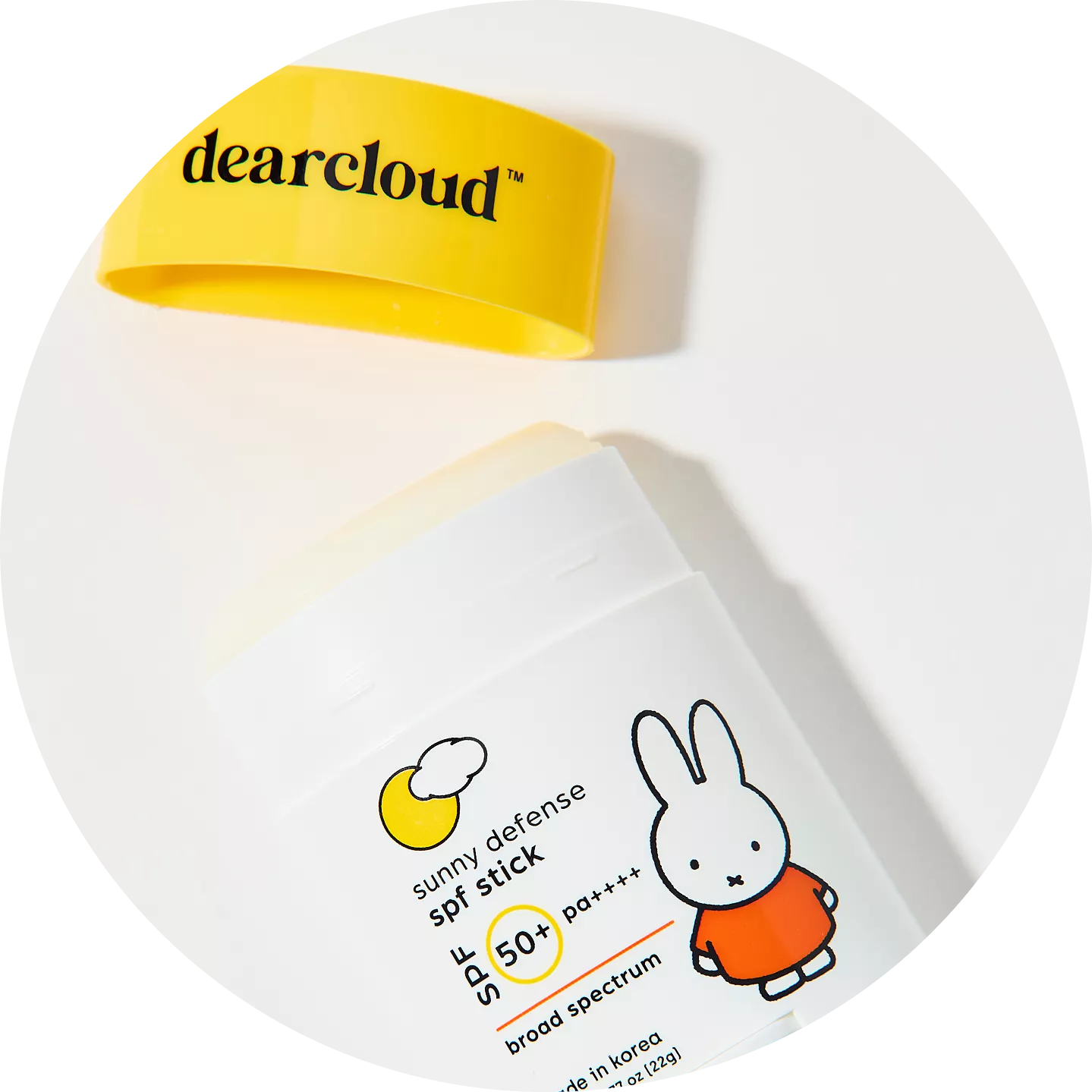 dearcloud X Miffy Sunny Defense SPF 50+ Sunscreen Stick
