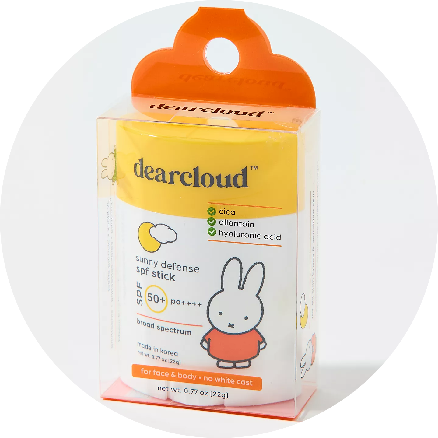 dearcloud X Miffy Sunny Defense SPF 50+ Sunscreen Stick