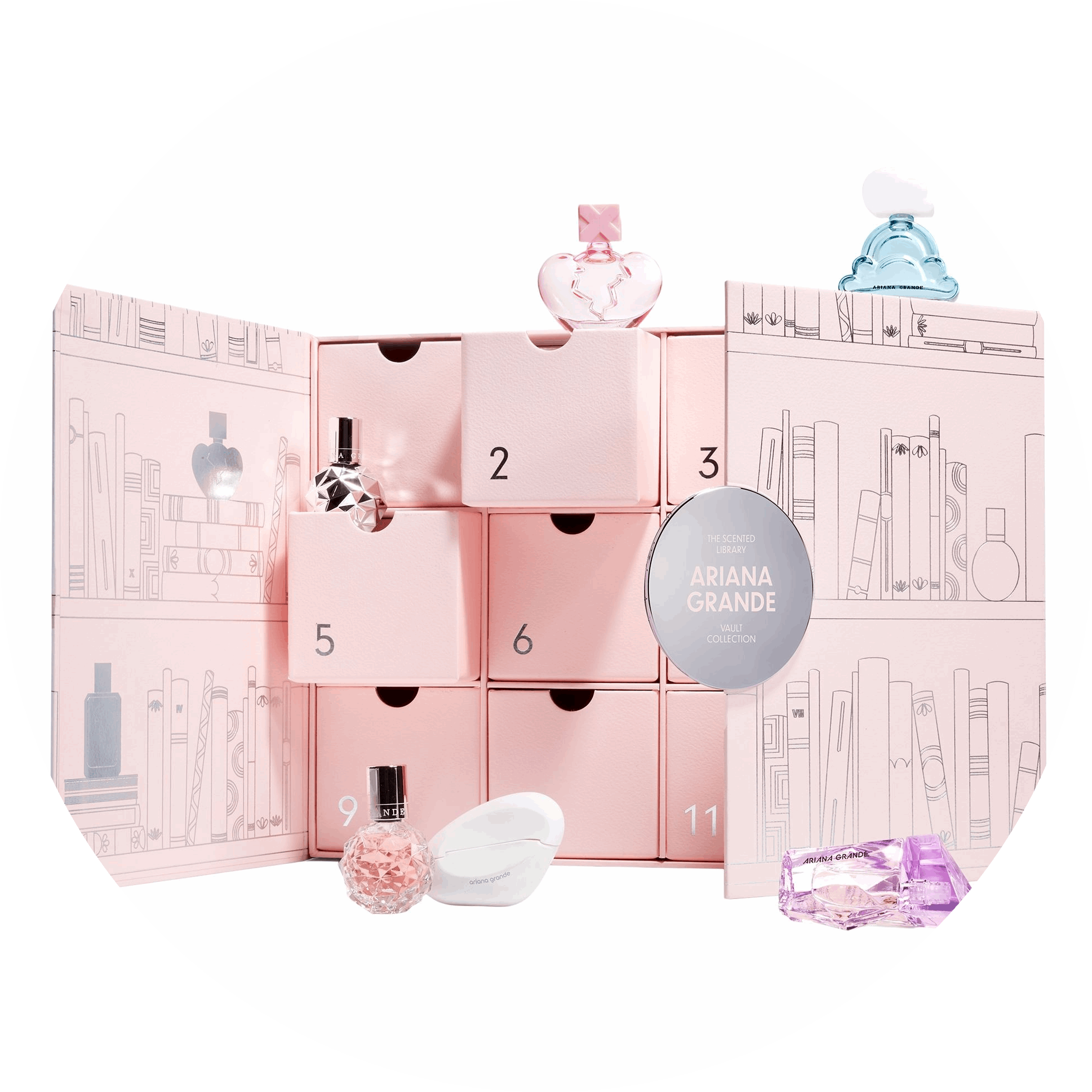 Ariana Grande Scented Library Set NudeFace Chile