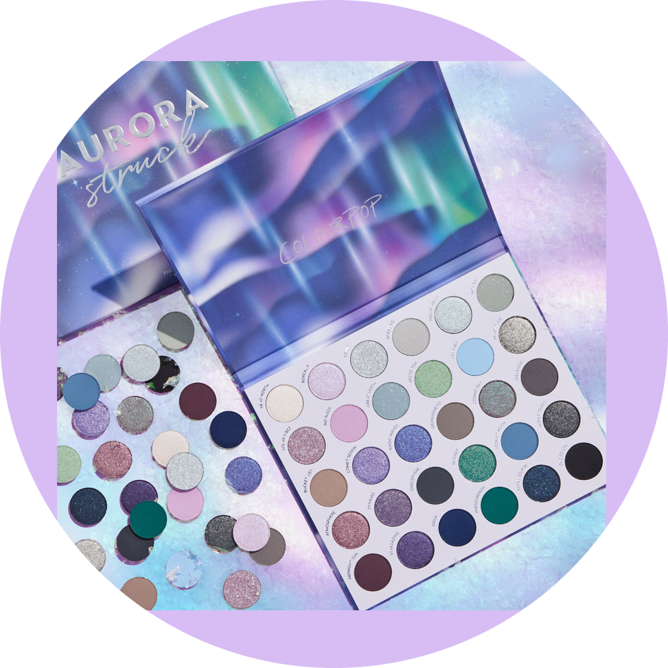 Aurora Struck shadow palette NudeFace Chile