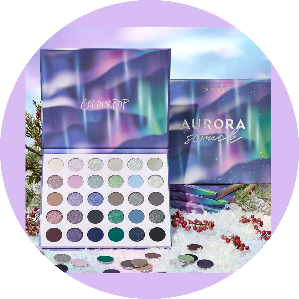 Aurora Struck shadow palette NudeFace Chile