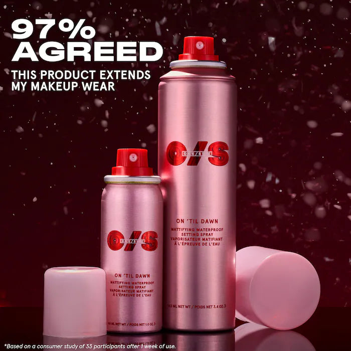 On 'Til Dawn Mattifying Waterproof Setting Spray Big & Bitty Duo