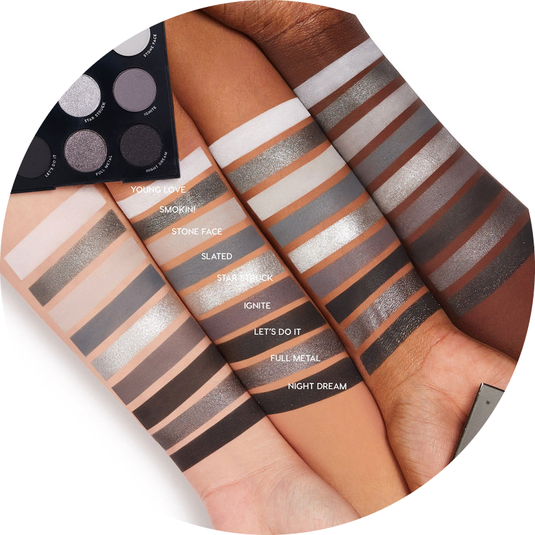 Blowin' Smoke shadow palette NudeFace Chile