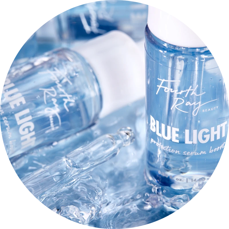 Blue light face serum boost NudeFace Chile