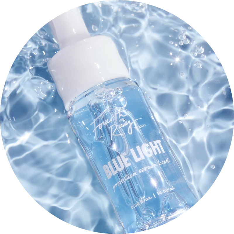 Blue light face serum boost NudeFace Chile