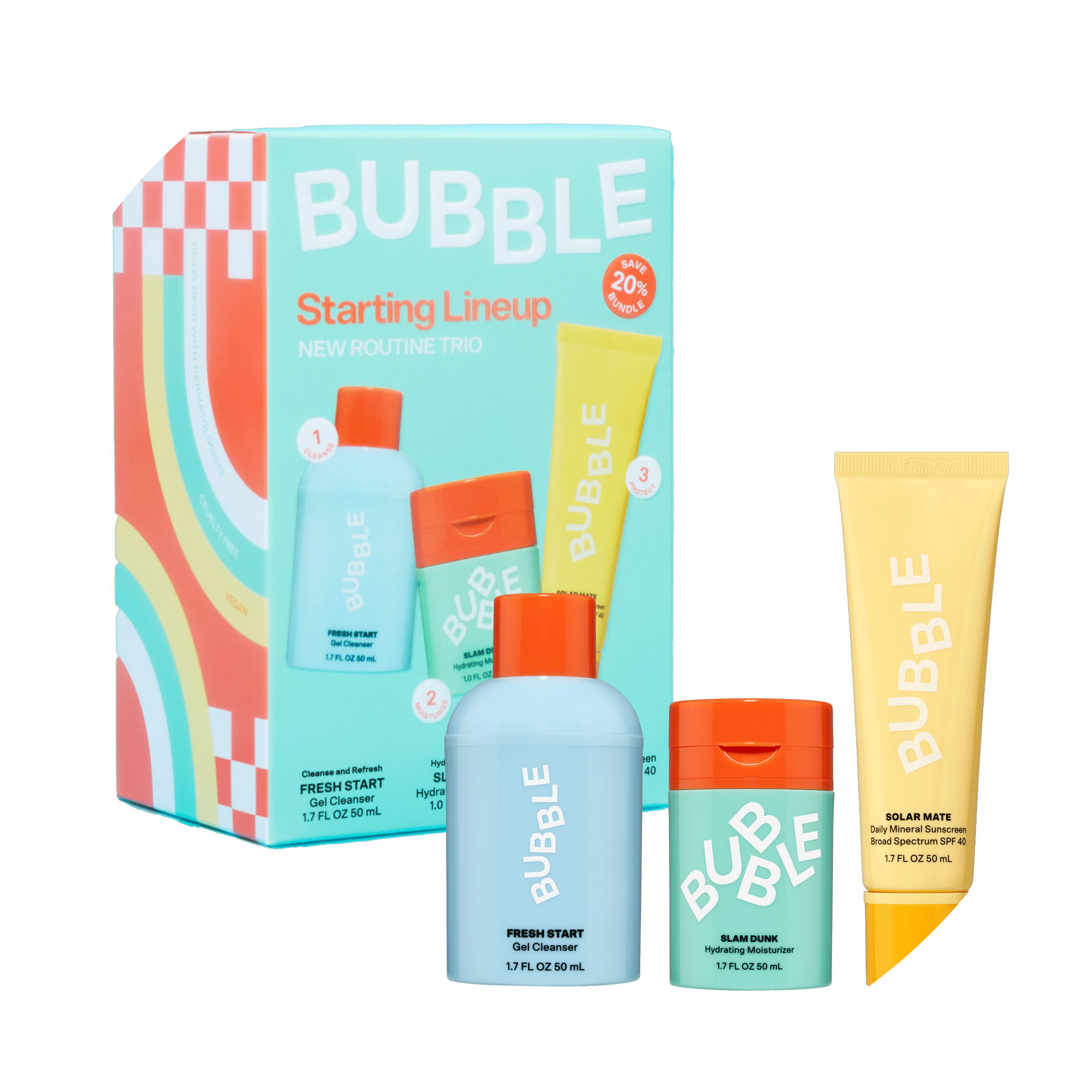 Bubble Skincare Starting Lineup New Routine Lineup