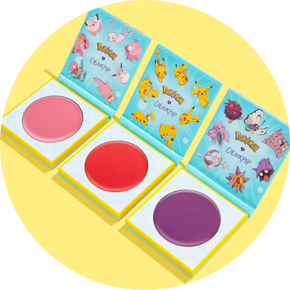 pokémon x colourpop collection full collection set