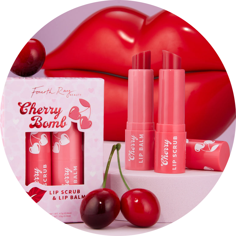 Cherry Bomb lip care kit NudeFace Chile