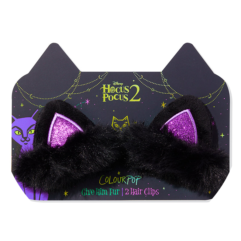 ColourPop x Hocus Pocus 2 Give Him Fur Cat Ears NudeFace Chile