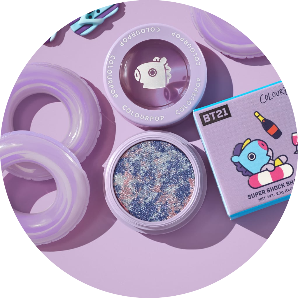 Colourpop x BT21 Super Shock Shadow NudeFace Chile