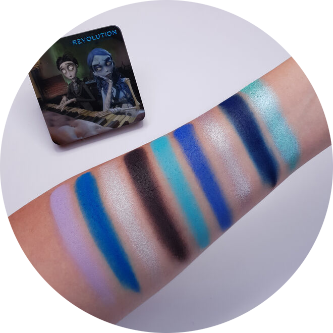 Corpse Bride X Makeup Revolution The Newly Weds Eyeshadow Palette NudeFace Chile