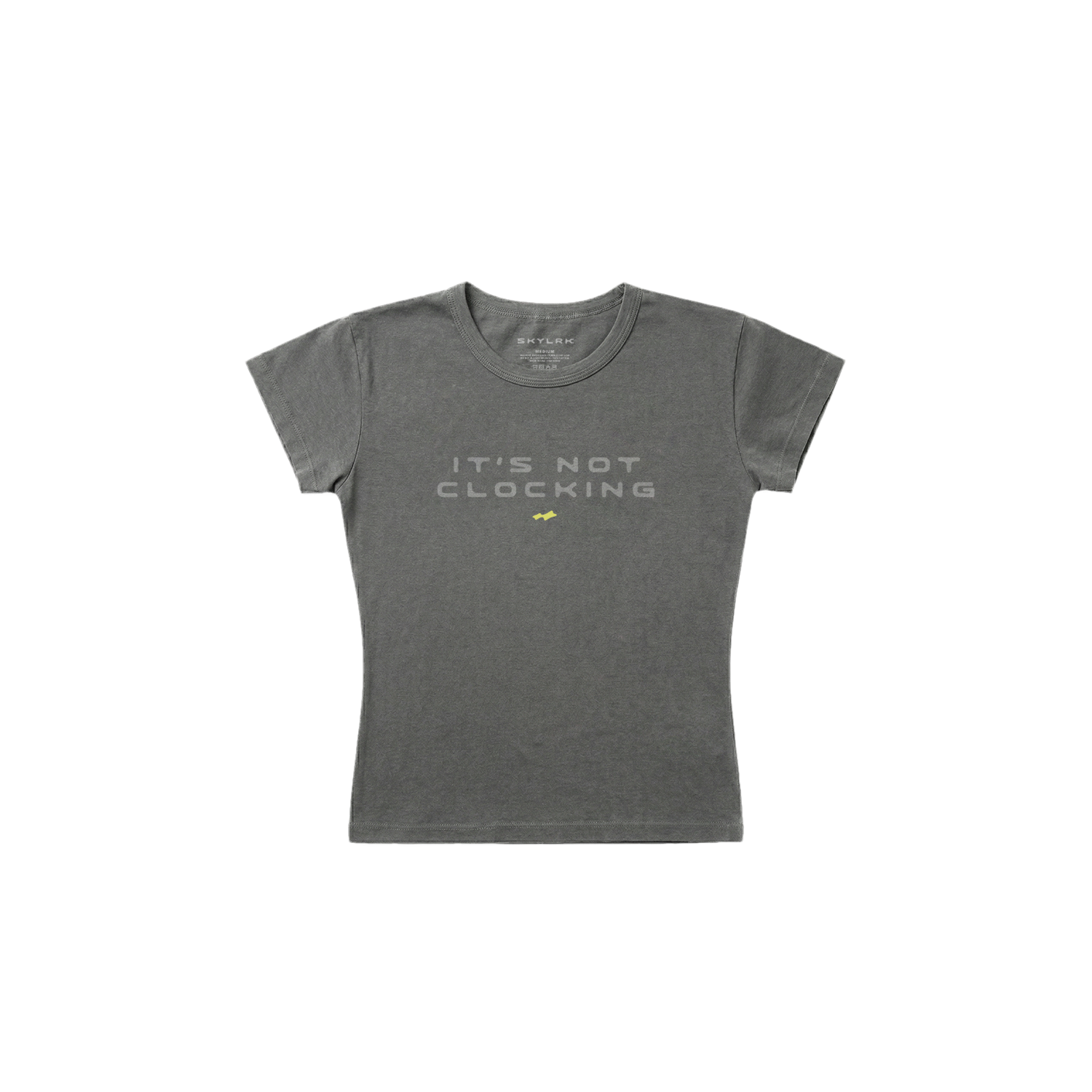 IT'S NOT CLOCKING BABY TEE