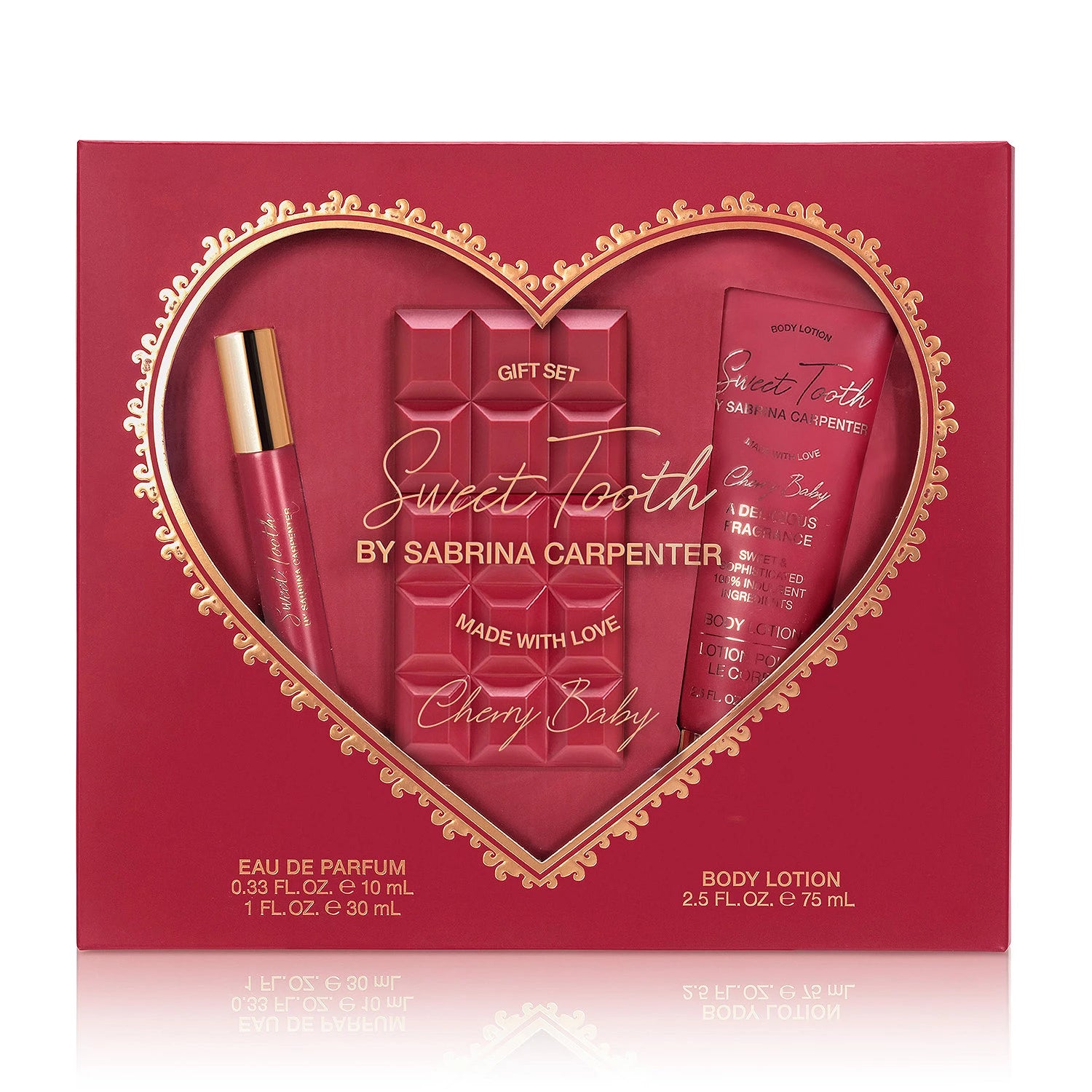 Sabrina Carpenter Cherry Baby Addiction 3-Pc Set