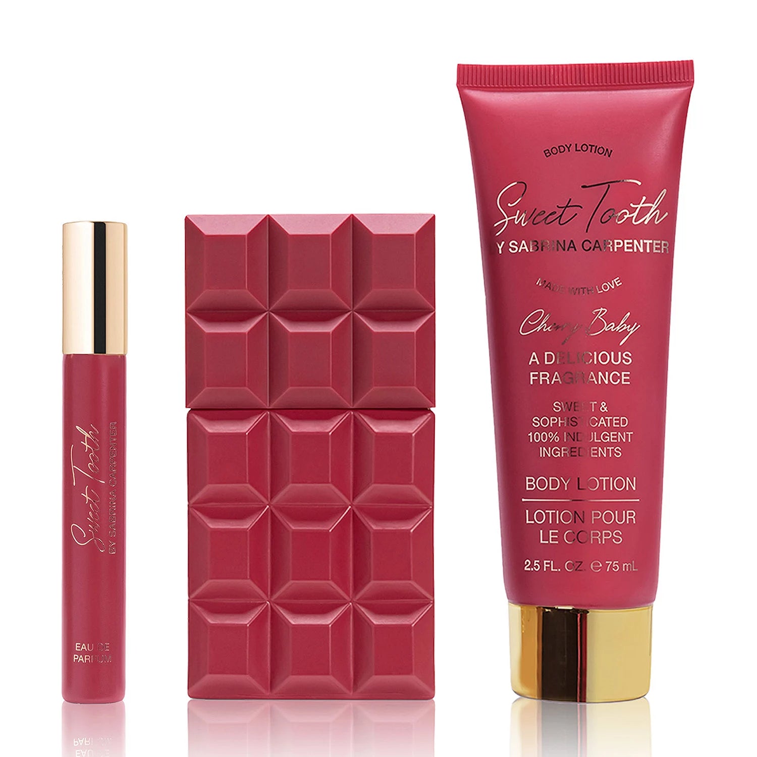 Sabrina Carpenter Cherry Baby Addiction 3-Pc Set