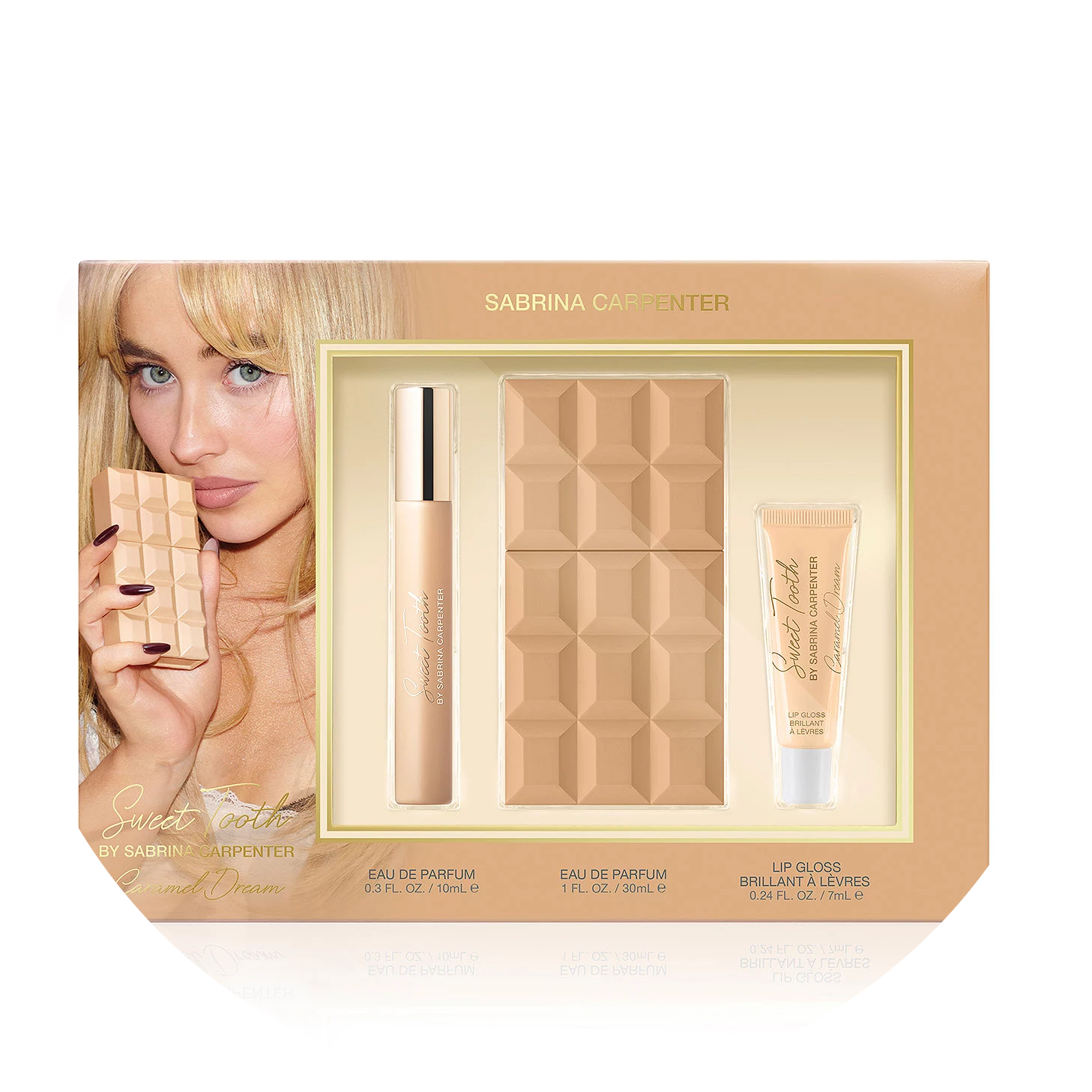 Sabrina Carpenter Caramel Dream Addiction Eau De Parfum 3-Pc Gift Set