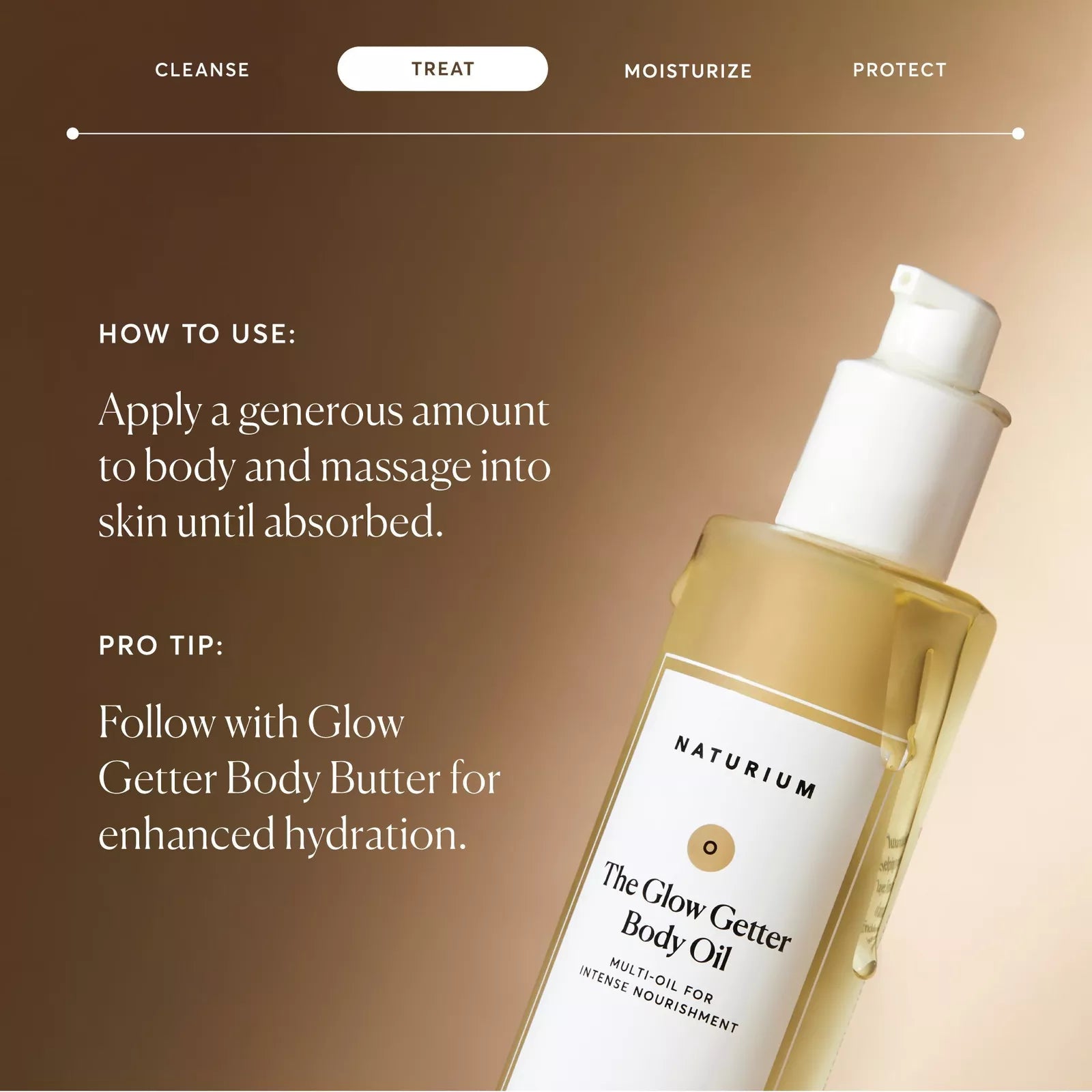 The Glow Getter Body Oil NudeFace Chile