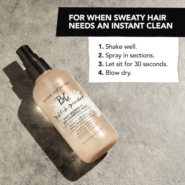 Prêt-à-powder Post Workout Non-Aerosol Dry Shampoo Mist